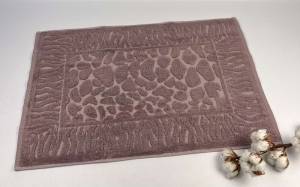 Рушник-килимок для ніг Philippus Lux Cotton 50x70 Zebra Фіолетовий(Е538)
