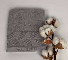 Рушник Two Dolphins Vip Cotton 30х50 Atlas Сірий(А154)
