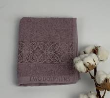 Рушник Two Dolphins Classic Cotton 30х50 Maira Фіолетовий(E856)