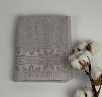 Рушник Two Dolphins Vip Cotton 30х50 Kaluga Світло-сірий(A152)