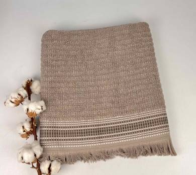 Рушник Pupilla 70x140 Ekose Темно-бежевий