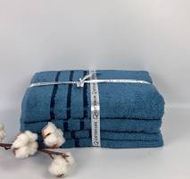 Набір рушників 4шт Cotton Life Синій