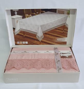 Скатерть Maison Royale 160x220 Ahenk Powder
