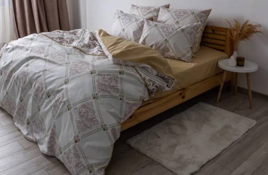 Комплект постільної білизни "Happy Sleep" євро (Glorius,50х70)