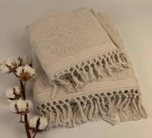 Набір  рушників Pupilla 2шт Perla Light Grey