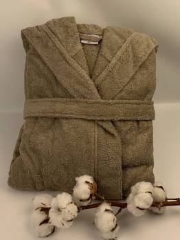 Халат Cotton Point Brown XL