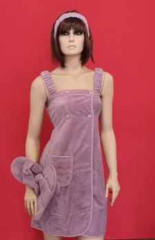Набор для сауны женский Maison D'or Sauna Skirt Фиолетовый (Darc Lilac) L