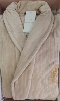 Халат мужской Maison D'or Alberto Linen Bej S