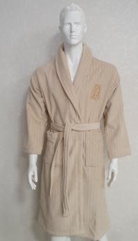 Халат мужской Maison D'or Alberto Linen Bej S