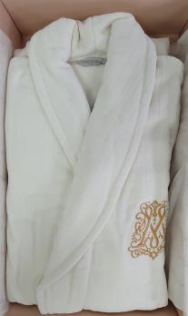 Халат мужской Maison D'or Alberto Ivory XL