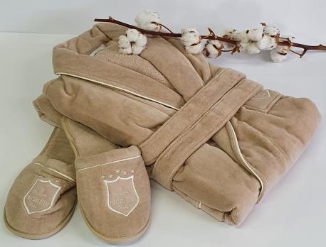 Халат чоловічий Maison D'or Boswell Beige XL