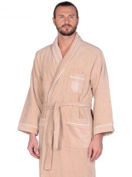 Халат чоловічий Maison D'or Boswell Beige XL