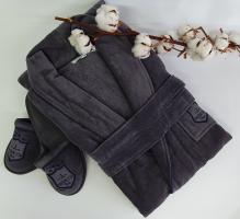 Халат чоловічий Maison D'or Boswell Grey XL