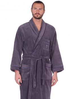 Халат чоловічий Maison D'or Boswell Grey XL