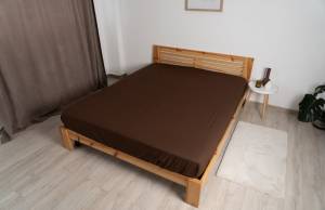 Простирадло ТЕП "Натхнення" 200x200 на резинці Какао