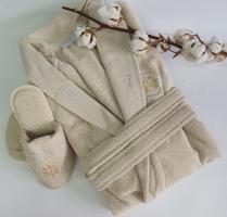 Халат мужской Maison D'or Elegance Marine Beige L