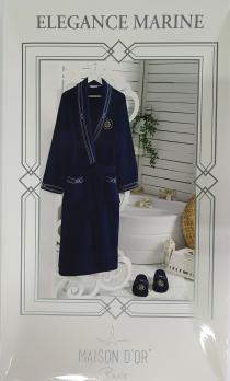 Халат мужской Maison D'or Elegance Marine Antracite M