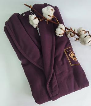 Халат мужской Maison D'or Morelli Plum M Бордовый
