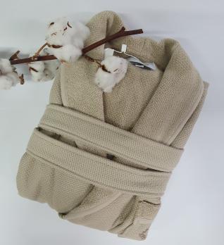 Халат чоловічий Maison D'or Quattro Beige S