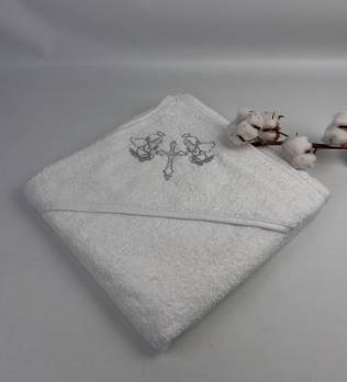 Крижма з кутиком Gulcan 100x100 Silver