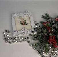 Вафельний рушник в коробці Nilteks Christmas 6