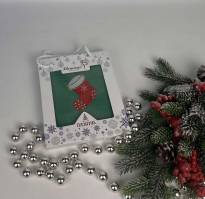 Вафельний рушник в коробці Nilteks Christmas 8
