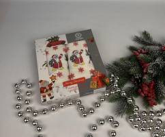 Набір вафельних рушників Nilteks 2шт Lux Printed Christmas