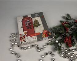 Набір вафельних рушників Nilteks 2шт Lux Christmas 3