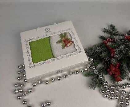 Набір рушників Nilteks 2шт Christmas 1