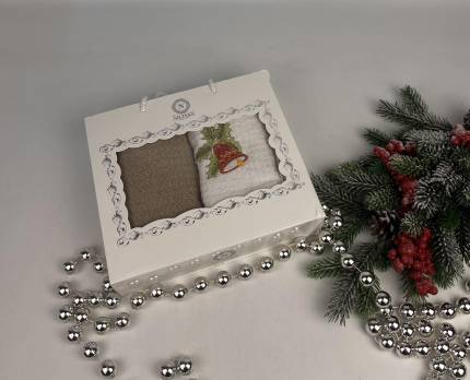 Набір рушників Nilteks 2шт Christmas 4