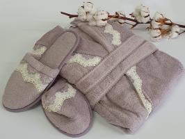 Халат женский Maison D'or Vanessa Dark Lilac M