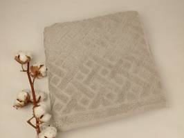 Рушник Philippus Cross Cotton 70х140 Santa Світло-сірий (A457)