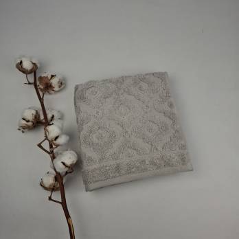 Рушник Philippus Cross Cotton 50х90 Barbara Світло-сірий (A455)