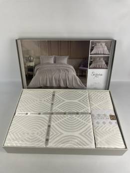 Покривало Moda Box 240х260 з наволочками Serena Krem