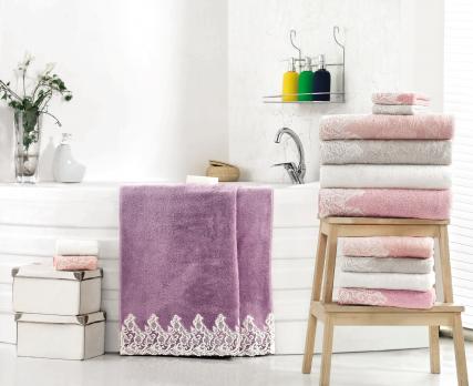 Рушники Maison D'or 2шт Jasmin Beige Rose
