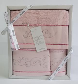 Набір рушників Maison D'or 3 шт Dalliy Rosa