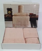 Набор полотенец Maison D'or 3 шт Naturella Rosa