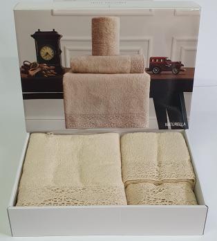 Набір рушників Maison D'or 3 шт Naturella Beige
