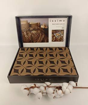 Постільна білизна Issimo Home сатин сімейна MONDO GOLD