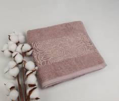 Рушник Philippus Moss Cotton 50x90 Rose Капучино (A556)