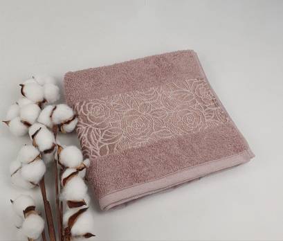 Рушник Philippus Moss Cotton 50x90 Rose Капучино (A556)