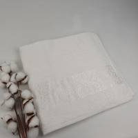 Рушник Philippus Moss Cotton 70x140 Rose Білий (A556)