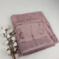 Набір рушників Philippus Platinum Cotton 2 шт Elina Фіолетовий (А295)