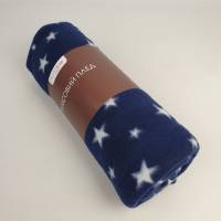 Плед флісовий Home Line 160х220 Полар принт Stars Navy