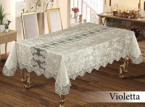 Скатерть Велюр Maison Royale 160x300 Violetta Cream