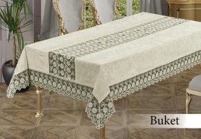 Скатерть Велюр Maison Royale 160x300 Buket Cream
