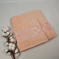 Набір рушників Philippus Super Cotton 2 шт Ayana Персиковий (A502)