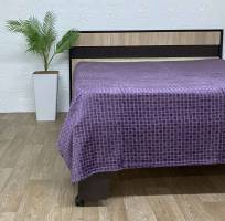 Покривало велюр євро (1216) 200х230 Purple