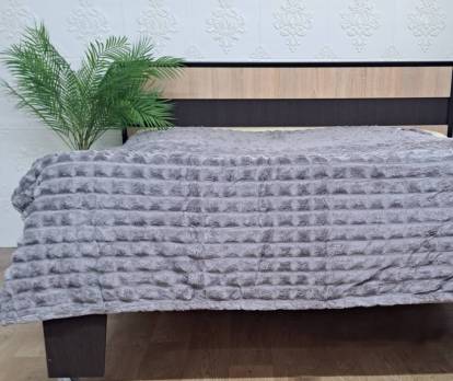 Покривало велюр 150х200 Grey (1309)