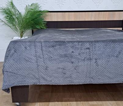 Покривало велюр без упаковки 150х200 Anthracite (1180)